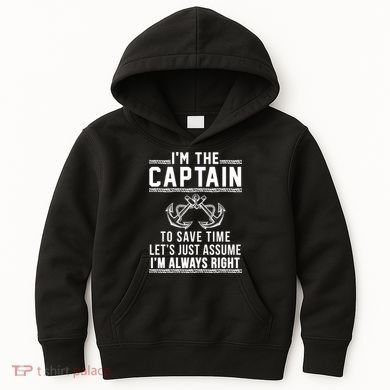 Captain Of The Boat Gift Great Gift Kids Hoodie