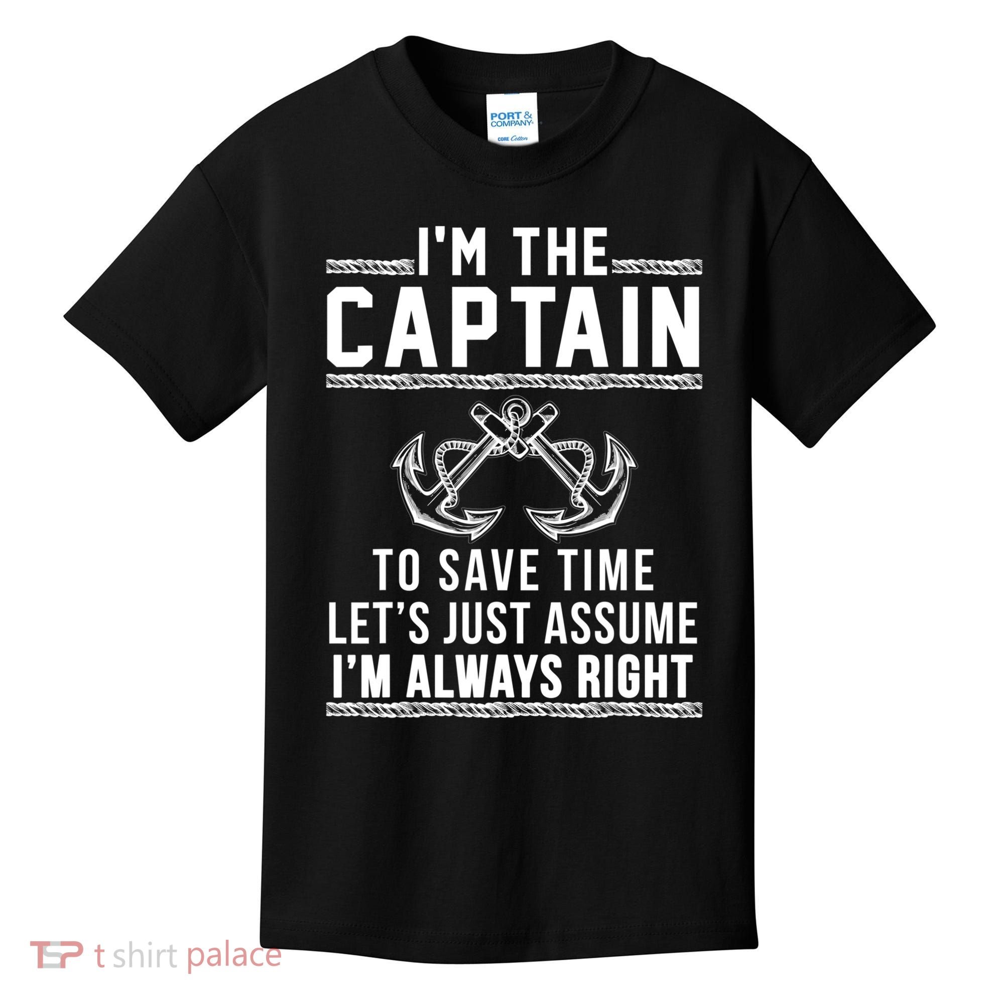 Captain Of The Boat Gift Great Gift Kids T-Shirt
