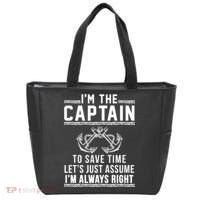 Captain Of The Boat Gift Great Gift Tote Bag thumb 0