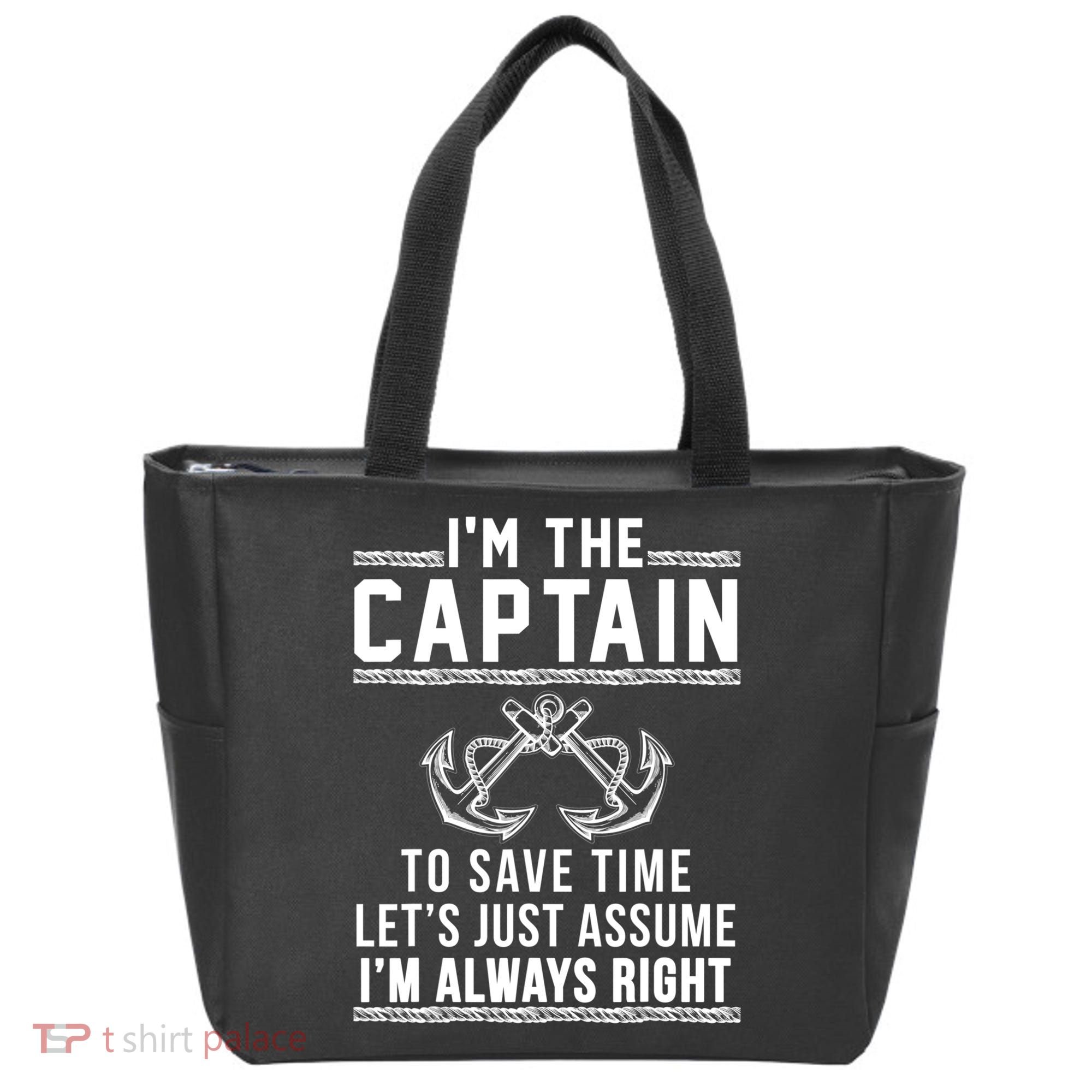Captain Of The Boat Gift Great Gift Tote Bag