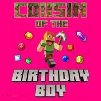 Cousin Of The Birthday Boy Video Gamer Pixel Number Women's Tank Top thumb 4