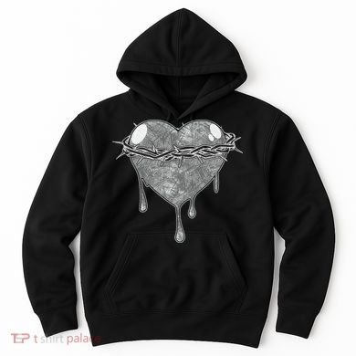 Crown Of Thorns Bleeding Heart Hoodie