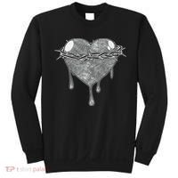 Crown Of Thorns Bleeding Heart Sweatshirt thumb 0