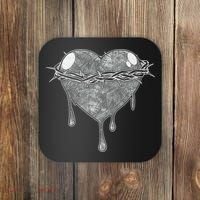 Crown Of Thorns Bleeding Heart Coaster thumb 0