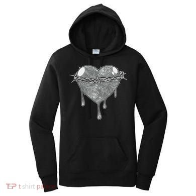 Crown Of Thorns Bleeding Heart Women's Hoodie