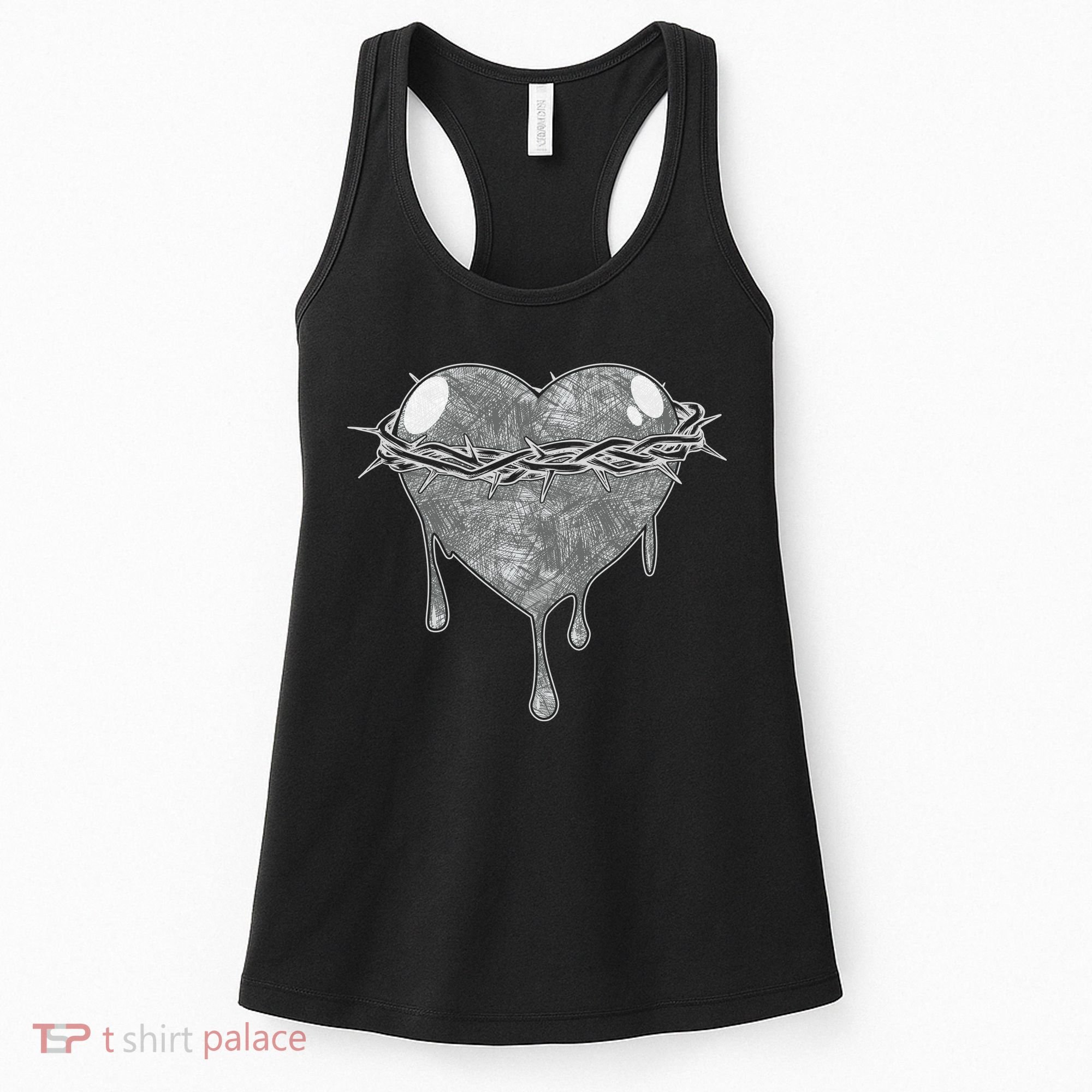 Crown Of Thorns Bleeding Heart Women's Tank Top