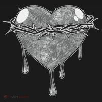 Crown Of Thorns Bleeding Heart Women's Tank Top thumb 5
