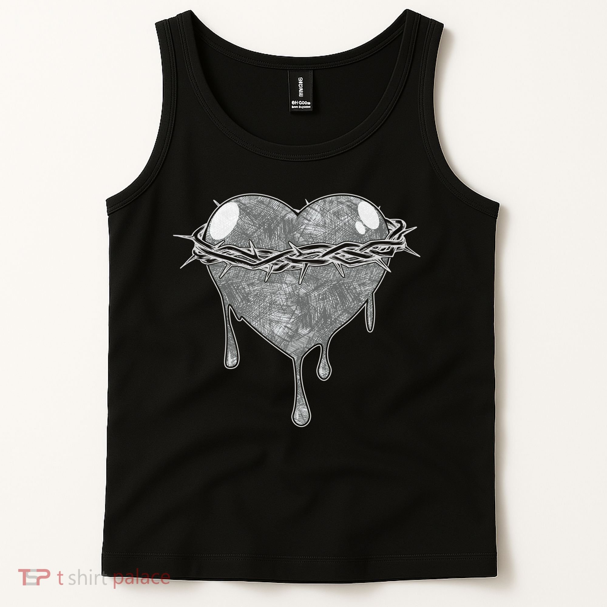 Crown Of Thorns Bleeding Heart Tank Top