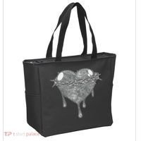 Crown Of Thorns Bleeding Heart Tote Bag thumb 2