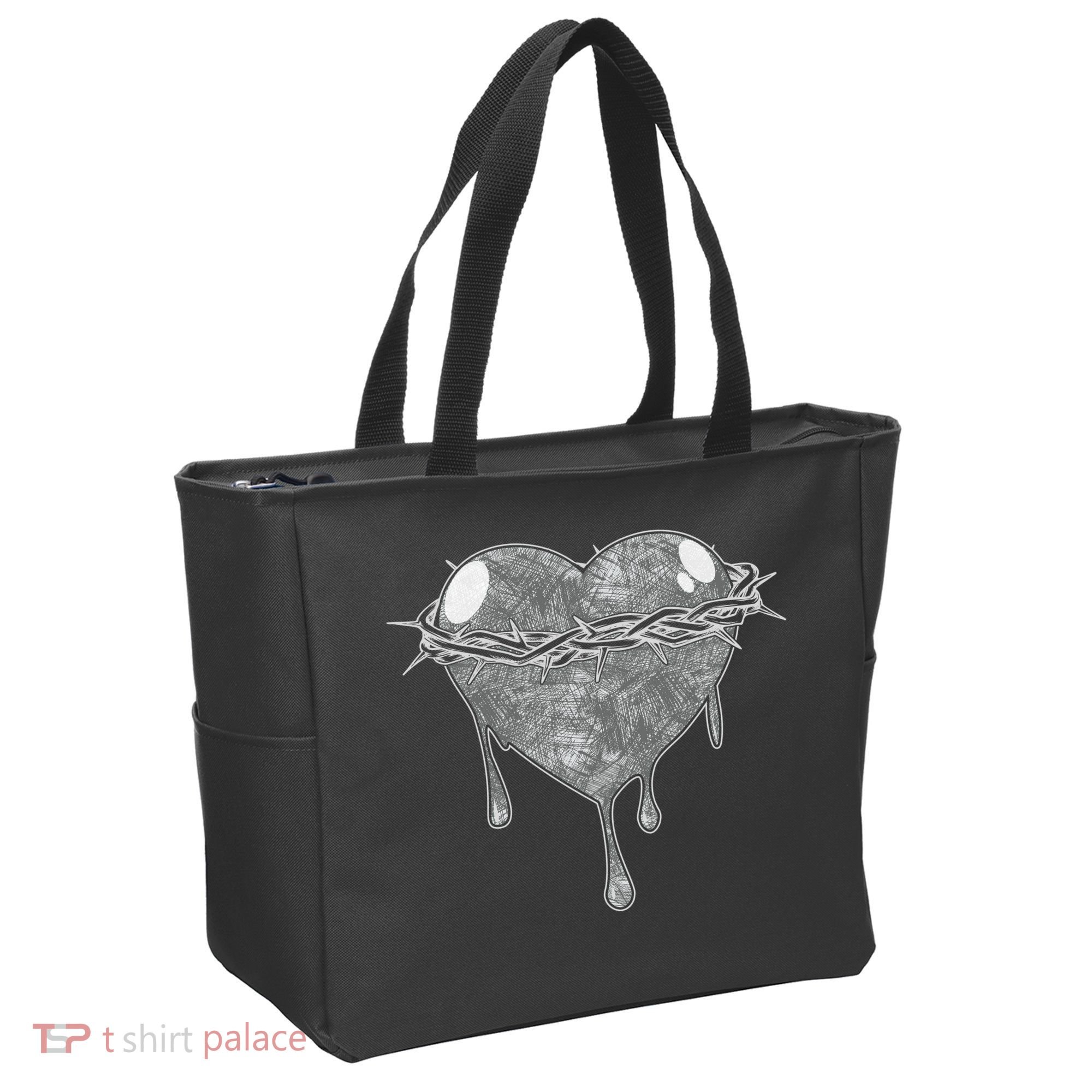Crown Of Thorns Bleeding Heart Tote Bag