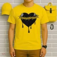 Crown Of Thorns Bleeding Heart T-Shirt thumb 6