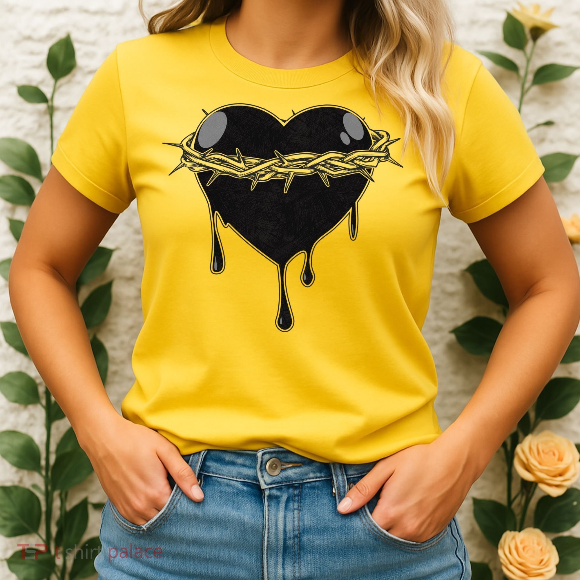 Crown Of Thorns Bleeding Heart Women's T-Shirt