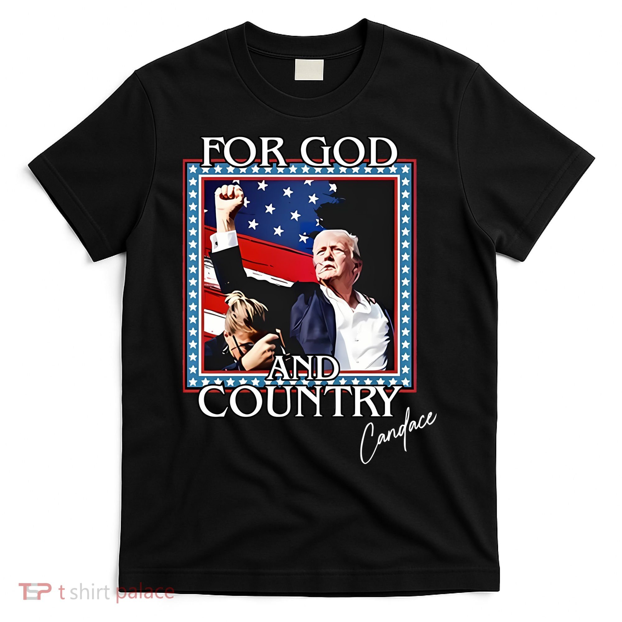 Candace Owens Trump For God And Country T-Shirt