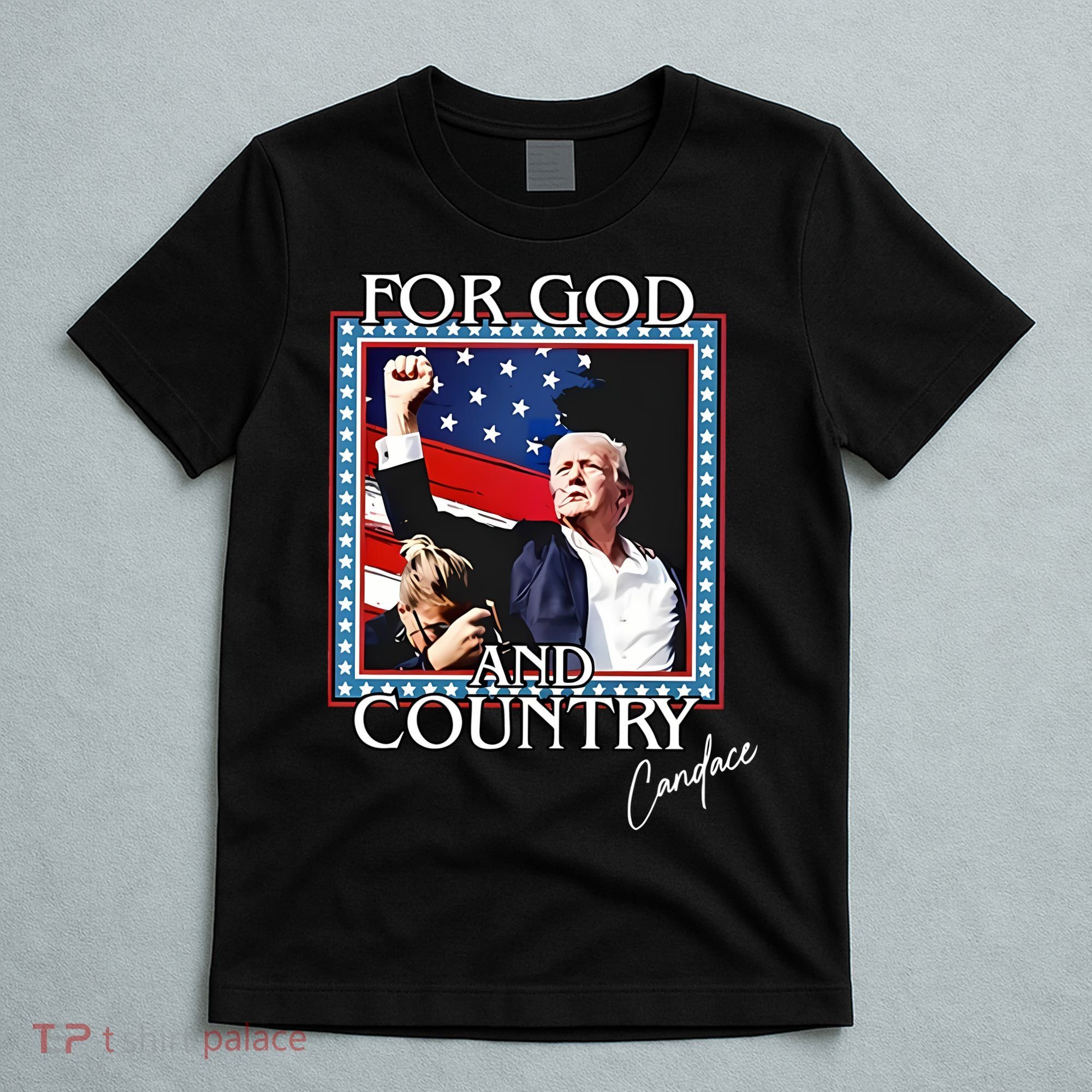 Candace Owens Trump For God And Country T-Shirt