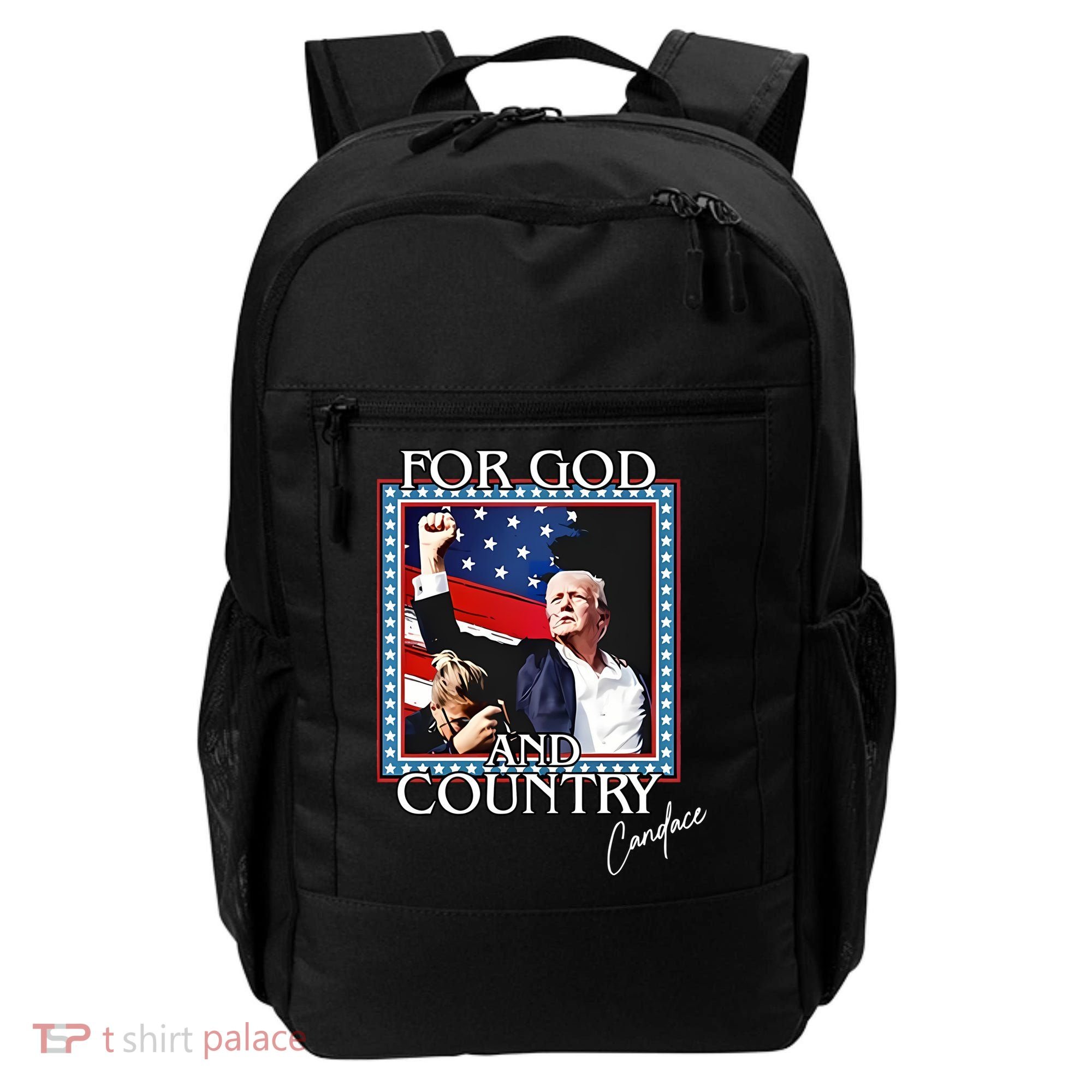 Candace Owens Trump For God And Country Backpack