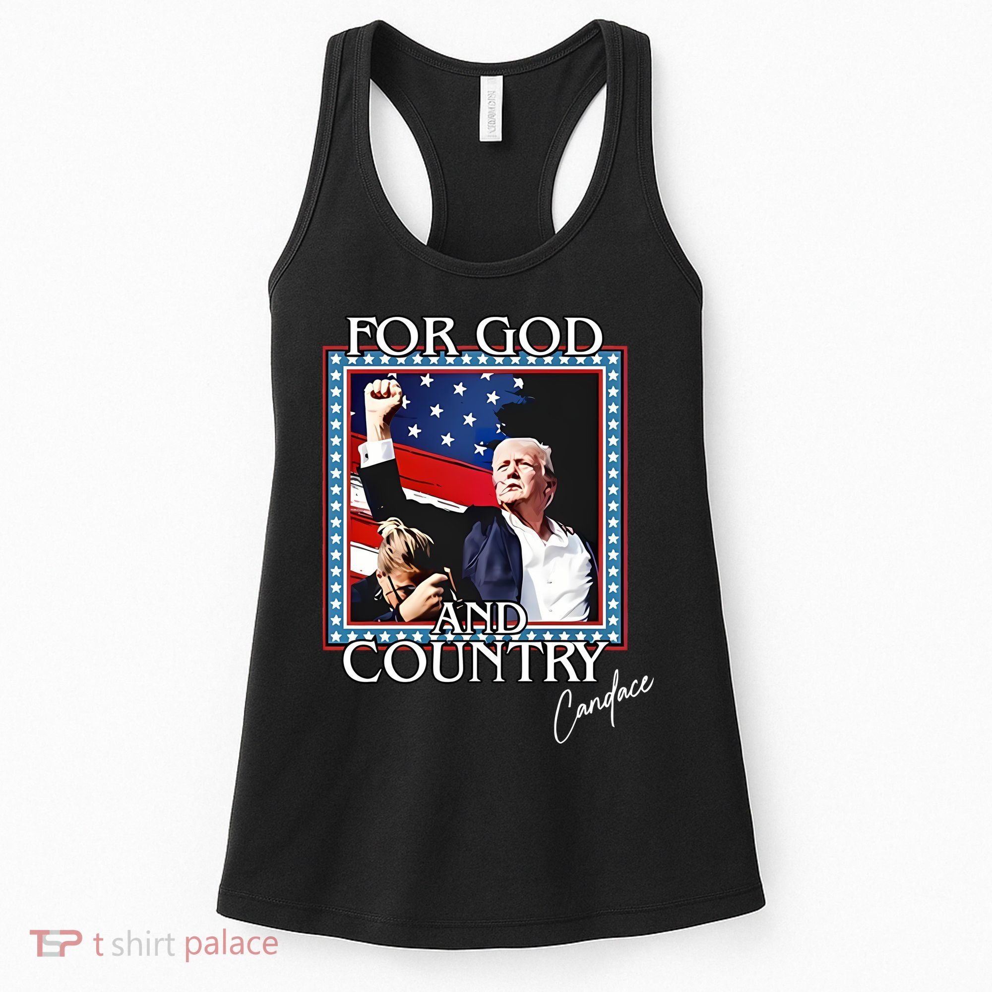 Candace Owens Trump For God And Country Women's Tank Top