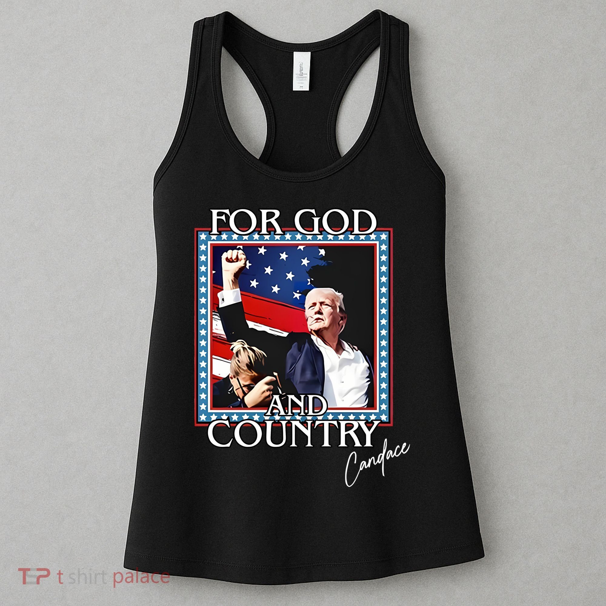 Candace Owens Trump For God And Country Women's Tank Top