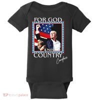 Candace Owens Trump For God And Country Baby Bodysuit thumb 0