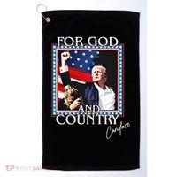Candace Owens Trump For God And Country Golf Towel thumb 0