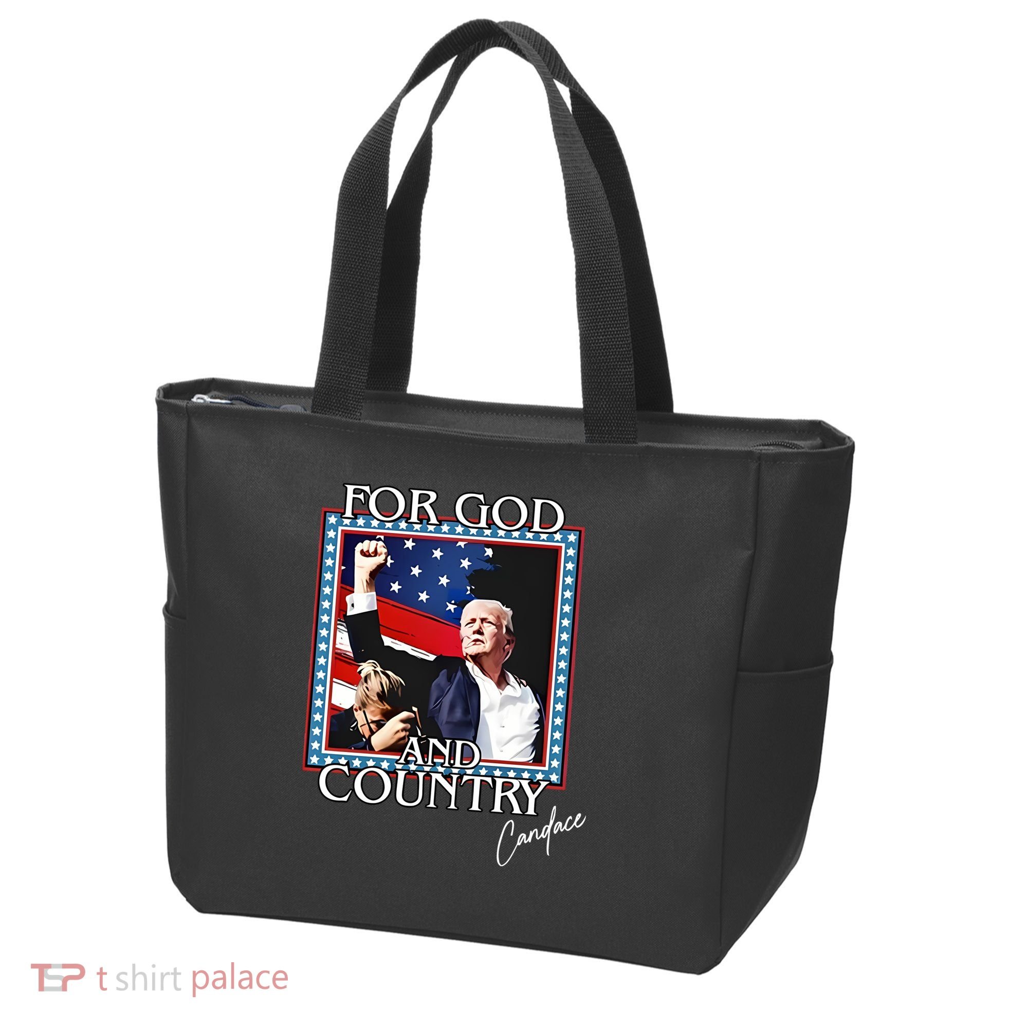 Candace Owens Trump For God And Country Tote Bag