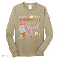 Cousin Of The Sweet One 1st Birthday Ice Cream Summer Long Sleeve Shirt thumb 0