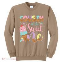 Cousin Of The Sweet One 1st Birthday Ice Cream Summer Sweatshirt thumb 0