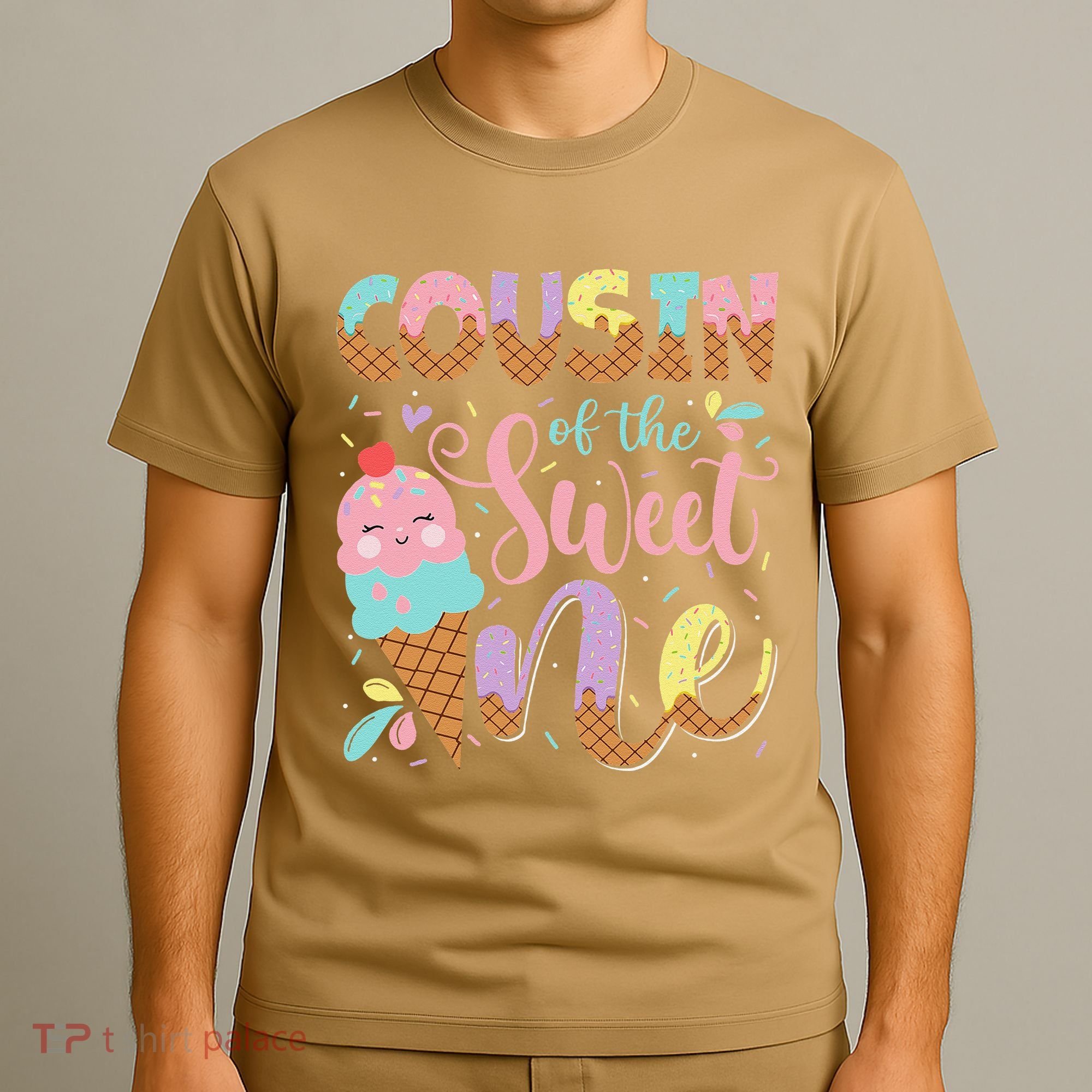 Cousin Of The Sweet One 1st Birthday Ice Cream Summer T-Shirt