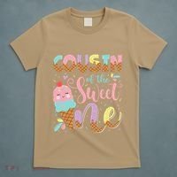 Cousin Of The Sweet One 1st Birthday Ice Cream Summer T-Shirt thumb 5
