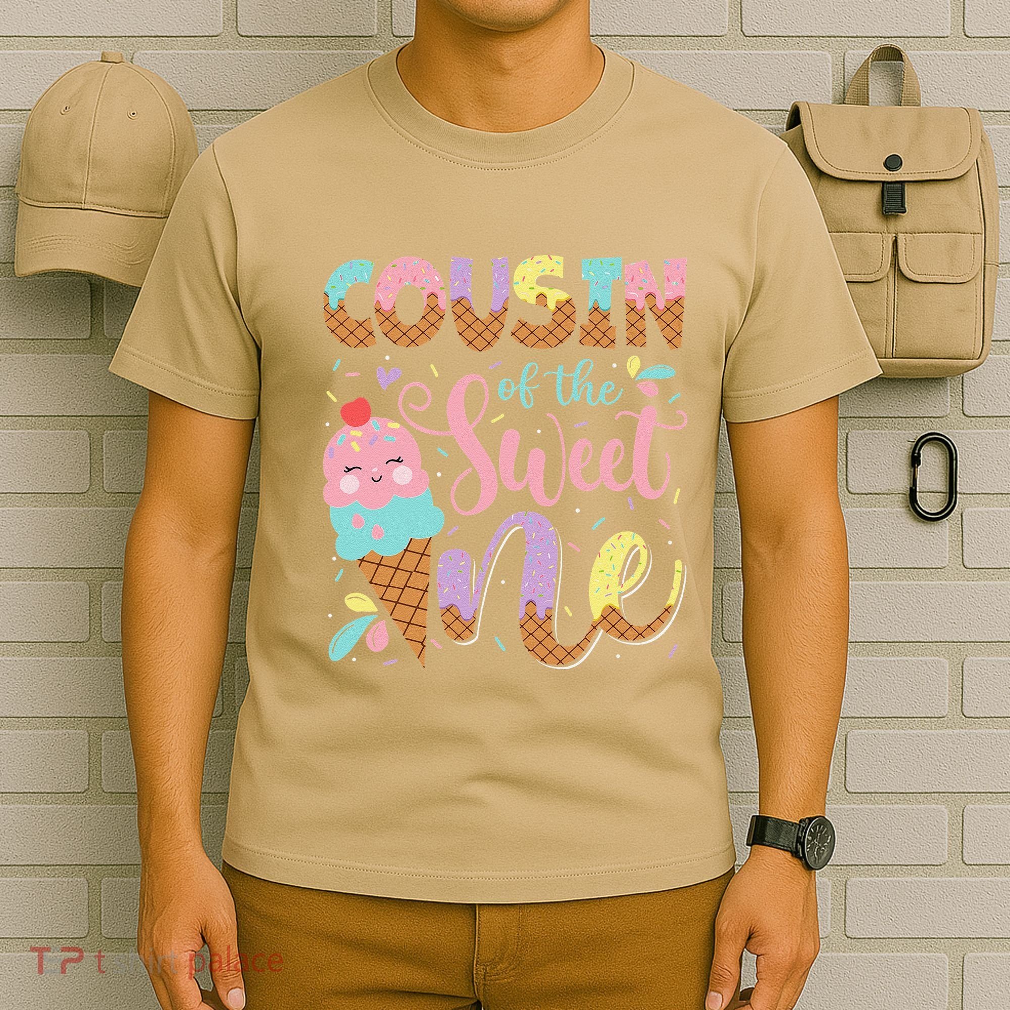Cousin Of The Sweet One 1st Birthday Ice Cream Summer T-Shirt