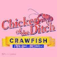 Chicken Of The Ditch Crawfish Crawfish Boil Coaster thumb 2