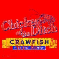 Chicken Of The Ditch Crawfish Crawfish Boil Santa Hat thumb 1