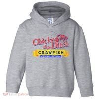 Chicken Of The Ditch Crawfish Crawfish Boil Toddler Hoodie thumb 0