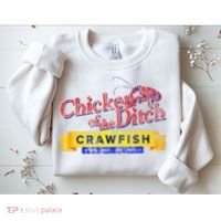 Chicken Of The Ditch Crawfish Crawfish Boil Sweatshirt thumb 2
