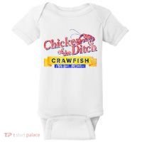 Chicken Of The Ditch Crawfish Crawfish Boil Baby Bodysuit thumb 0