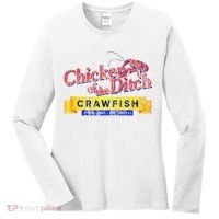 Chicken Of The Ditch Crawfish Crawfish Boil Women's Long Sleeve Shirt thumb 0