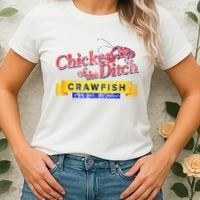 Chicken Of The Ditch Crawfish Crawfish Boil Women's T-Shirt thumb 2