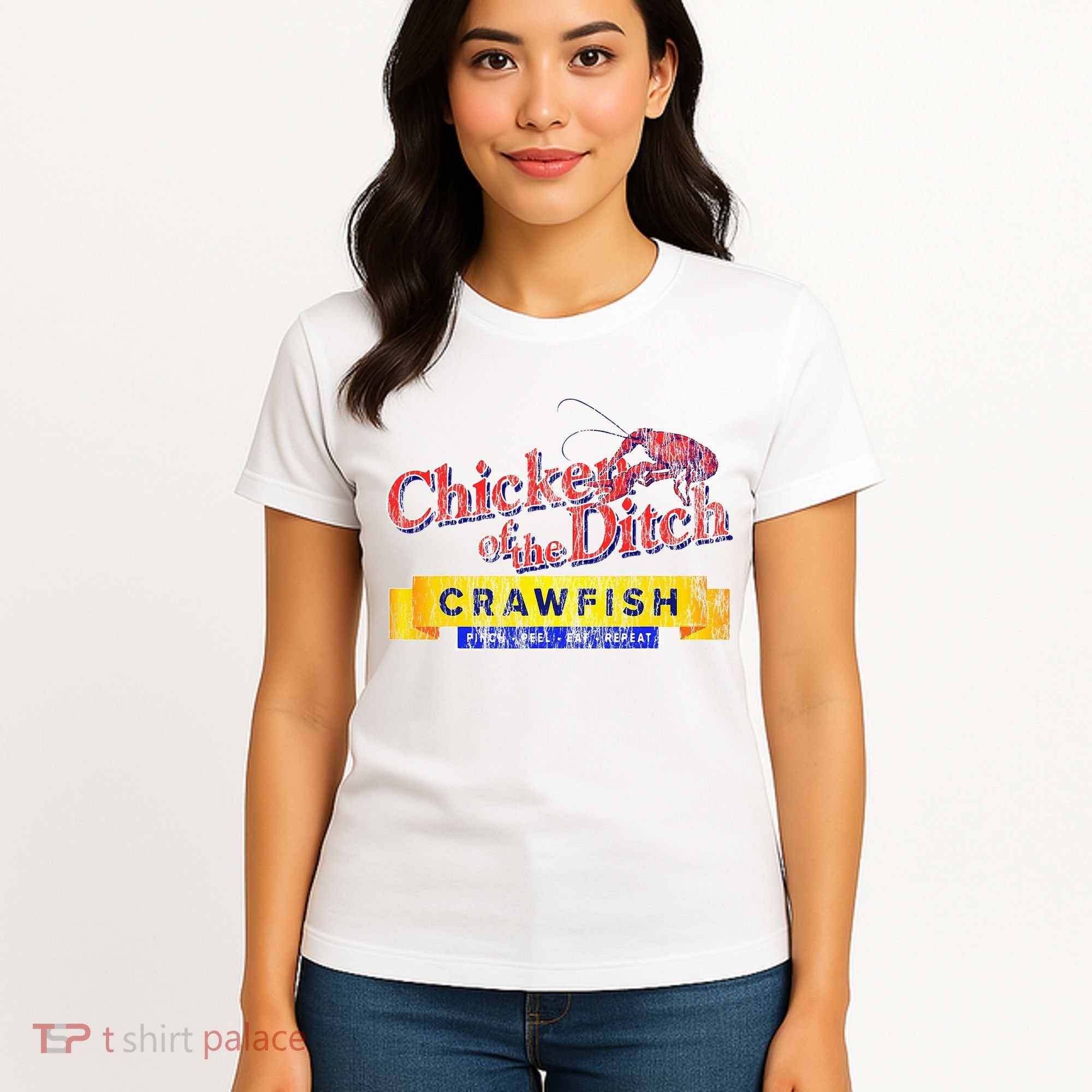 Chicken Of The Ditch Crawfish Crawfish Boil Women's T-Shirt