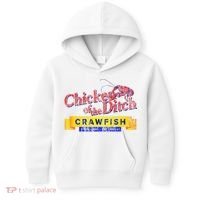 Chicken Of The Ditch Crawfish Crawfish Boil Kids Hoodie thumb 0