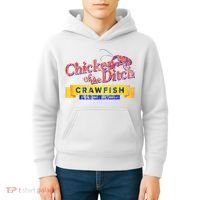 Chicken Of The Ditch Crawfish Crawfish Boil Kids Hoodie thumb 4