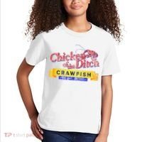 Chicken Of The Ditch Crawfish Crawfish Boil Kids T-Shirt thumb 2