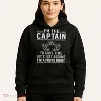 Captain Of The Boat Hoodie thumb 5