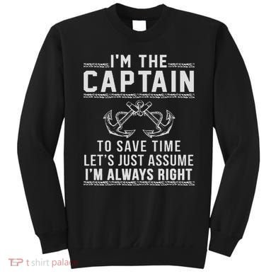 Captain Of The Boat Sweatshirt
