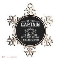 Captain Of The Boat Ornament thumb 0