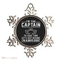 Captain Of The Boat Ornament thumb 0