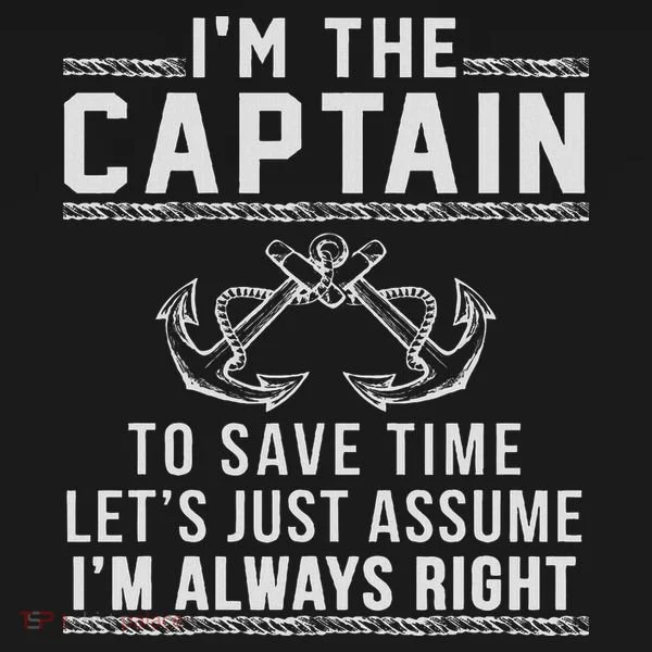 Captain Of The Boat Ornament