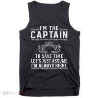 Captain Of The Boat Tank Top thumb 0