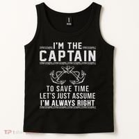 Captain Of The Boat Tank Top thumb 2