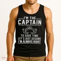 Captain Of The Boat Tank Top thumb 3