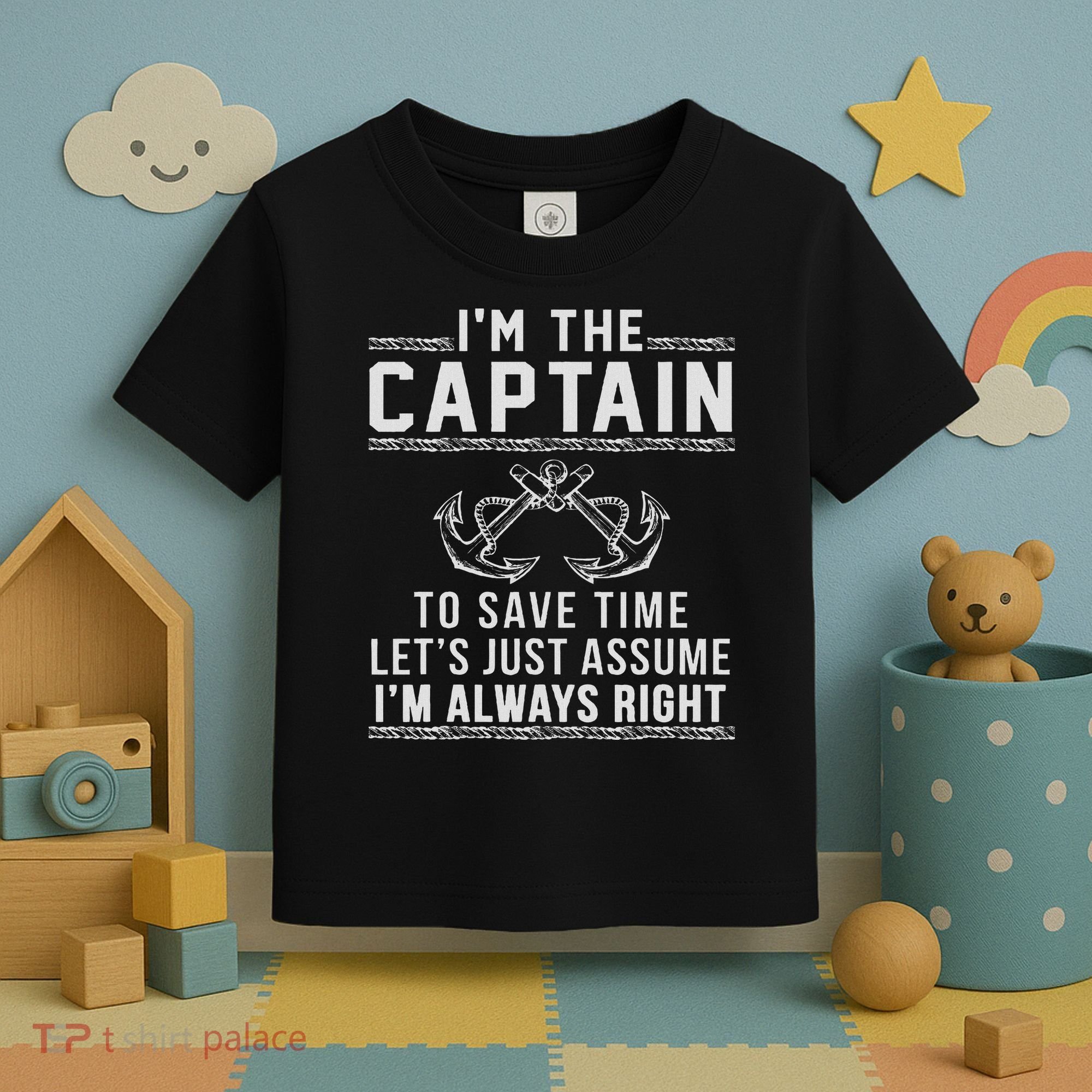 Captain Of The Boat Toddler T-Shirt