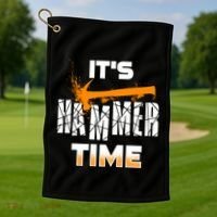Carpenter Or Trades Cute Gift Golf Towel thumb 1